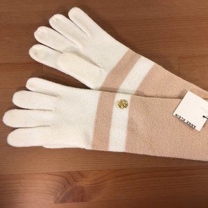 Color Block Long Gloves